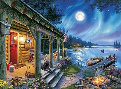 Buffalo games - daryl bush - moonlight lodge - puzzle 1000 pièces.. Shop with confidence at DIAYTAR NIGERIA, Nigeria's premier affordable e-commerce platform.