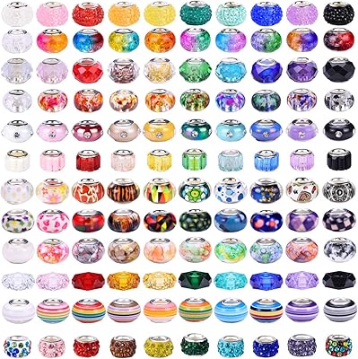 240 pieces with European artisanal pearls with large holes, colorful European pearls for the manufacture of bracelets and necklaces (mixed color style).. DIAYTAR NIGERIA bridges the gap between desire and affordability with nationwide delivery in under 8 days.