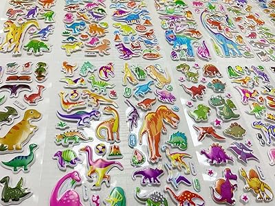 Dinosaurs stickers (20 sheets), 3D dinosaurs stickers for children and toddlers, children's dinosaurs stickers for boys, scrapbooking, birthday party supplies on the theme of dinosaurs, teachers' reward price.. Shop confidently with Nigeria's most trusted e-commerce platform, offering swift and affordable delivery.