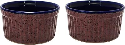 Handmotted rusks in caffeine and blue ramekin ceramic (batch of 2).. Discover endless possibilities with DIAYTAR NIGERIA's extensive product range and affordable shipping.