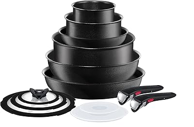 Tefal Ingenio Expertise Baust Battery, 13 pieces, black - L6509042.. DIAYTAR NIGERIA revolutionizes online retail with our extensive selection and dependable shipping service.