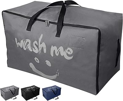 IHOMAGIC 100L Large interior storage bag with transparent window foldable box in fabric.. Your complete retail destination, DIAYTAR NIGERIA combines extensive variety with prompt delivery.