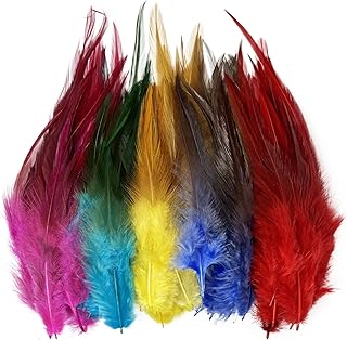 100 pieces of saddle cock for crafts, 5-7 inches, pendant earrings in natural pheasant feathers and dreams (red).. Discover why DIAYTAR NIGERIA is the smart shopper's choice for affordable products delivered nationwide.