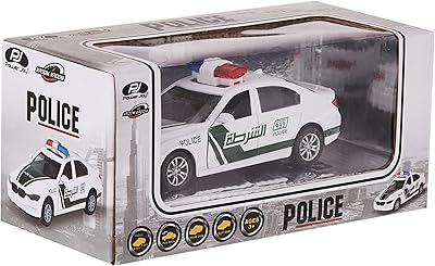 Police vehicle molded under pressure pj power joy on a 1/24 - GT -C8413 scale, multicolored.. DIAYTAR NIGERIA: Creating access to affordable products for every Nigerian with our swift delivery service.