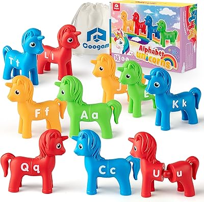 COOGAM-Association game of capital and lowercase letters, 13 pieces, letters ABC double-sided with 26 alphabet recognition games, Montessori educational toys for toddlers boys and girls.. DIAYTAR NIGERIA: Making quality products accessible to all Nigerians at affordable prices.