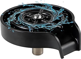 Automatic rinse of glass for matt black kitchen sink, cup cleaner, sink accessory, bar washing machine, stainless steel accessories.. DIAYTAR NIGERIA connects you with thousands of products at competitive prices, delivered within a week.