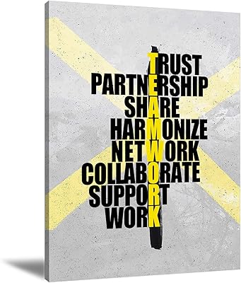 Inspiring art wall poster, motivation quotes, office wall decoration, teamwork, wall decoration for office, bedroom, 16x24 inch lounge without frame.. DIAYTAR NIGERIA: Your trusted marketplace that combines variety, affordability and reliable shipping.