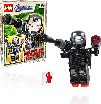 Minifigure Lego Marvel Super Heroes Avengers Infinity War - War machine with aluminum packaging.. Discover the perfect shopping experience with DIAYTAR NIGERIA's vast selection and prompt delivery service.