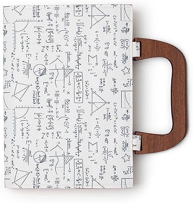 Book file - Paper book - Fallowy Robust Leather - Protector of Notebook and Agenda with wooden handles - For lovers of office books (Mathi) - 9.05 "x 12.59".. Your complete shopping solution, DIAYTAR NIGERIA delivers variety and value within the week.