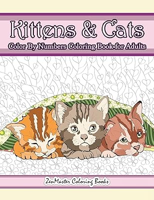 Coloring book by numbers for kittens and cats for adults:.. DIAYTAR NIGERIA: Where quality meets accessibility with affordable prices and prompt shipping.