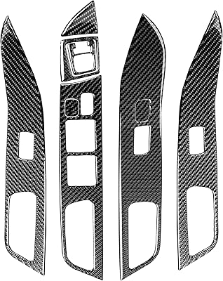 Fivemocal carbon fiber window switch cover for Mitsubishi launch 2008-2015.. Nigeria's favorite online shopping platform, DIAYTAR offers unbeatable prices and delivery within a week.