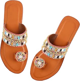 Guts Women Girls Rajasthani Mirror Sandals, Multicolored sandals Size 6 UK | Kolhapuri Mujari Mujari slippers, shoes made by hand Rajasthani.. Shop with confidence at DIAYTAR NIGERIA, where affordability meets reliability in less than 8 days.