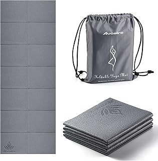 AVOALRE Foldable Yoga Manda Tandonnant Yoga 61 cm x 173 cm x 5 mm Yoga carpet in Ecological PVC PVC Pilates Pilates For Women Men Children.. From daily needs to rare finds, DIAYTAR Nigeria brings it to your door.