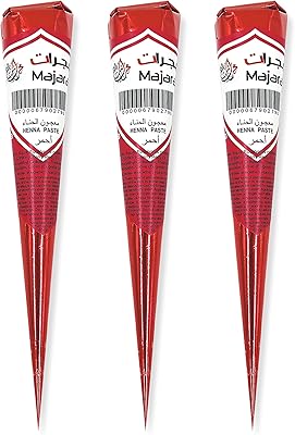 Instant henna paste Magarat (cherry red) - 3 cones.. DIAYTAR NIGERIA: Your partner in affordable online shopping with dependable delivery within 8 days.