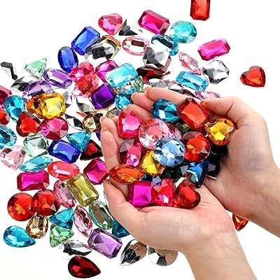 120 pieces of big jewelry with pirate treasure diamond scintillating multicolored plastic toy.. Get top brands at bottom prices, only on DIAYTAR Nigeria.