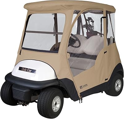 Bag for golf cart Fairway Deluxe on 4 sides Classic Accessories, bag for club cart for 2 people, light brown.. Transform your online shopping experience with DIAYTAR NIGERIA's affordable and diverse marketplace.