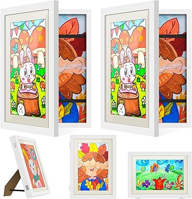 Nicekool 2pcs art frames for children, front opening frames, storage frames for display of works of art, manual drawing work for children, white.. Nigeria's most diverse e-commerce platform delivers quality and affordability to your doorstep in 5-8 days.