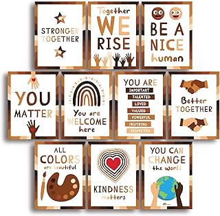 SPROTBRITE diversity posters - classroom decoration for teachers and classrooms, wall table for primary schools, colleges and high schools.. Discover shopping made effortless with DIAYTAR NIGERIA's comprehensive platform and quick shipping.