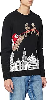 British Christmas sweater for men for Christmas in London - Christmas Pull for Men.. DIAYTAR NIGERIA redefines convenience with our diverse marketplace and affordable nationwide shipping.