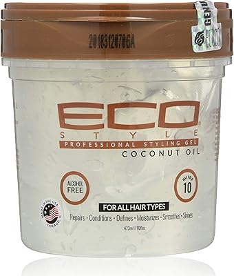 Gel styling coconut oil Eco Styler 16 oz.. DIAYTAR NIGERIA: Where shopping dreams come true with budget-friendly prices and nationwide shipping.