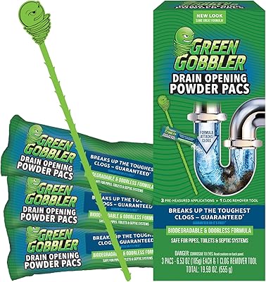 Green Gobbler Piping Blocking Powder | 3 dissolving uses.. Shop efficiently from anywhere with DIAYTAR NIGERIA's comprehensive platform and quick delivery options.