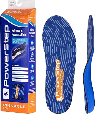 Powerstep Pinnacle, blue, men 10-10.5, women 12, blue and orange insole.. DIAYTAR NIGERIA: Your trusted e-commerce partner with extensive product choices and affordable delivery.