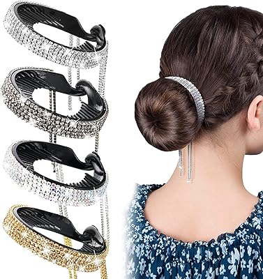 Accessories for rhinestones, 4 pieces, large bun pliers with rhinestones, elegant sequined bun, half ball, jewelry and girls jewelry claws.. From tech gadgets to groceries, DIAYTAR Nigeria is your all-in-one online store. And the best part? Delivery happens fast — between 5 to 8 days.