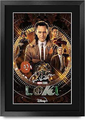 HWC Trading FR A3 Loki TV Tom Hiddleston Gifts Autograph Printed and Signed Autograph For Fans of TV souvenirs - A3 Boarded.. DIAYTAR NIGERIA: Where affordability and variety meet with convenient delivery within 8 days.
