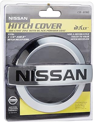 Nissan CR -690Wd emblem under Bolly license, trailer coupling receiver cover, external accessories for receptors and 2 "sheets - original license accessory.. DIAYTAR NIGERIA brings online shopping to every Nigerian with affordable prices and reliable shipping.