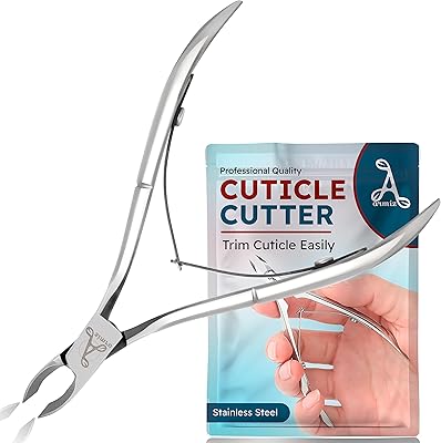 Professional stainless steel coticates from the army, tool for removing the cuticles (silver) with cut-edge 0.25 inch blade to cut hard cuticles, dead skin and hanging skin.. Your digital shopping destination, DIAYTAR NIGERIA combines variety with affordability and quick delivery.
