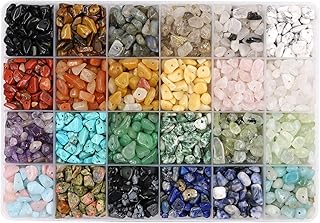1440 Potosala Parts 24 colors of natural precious stones in irregular slices, crushed crystal cut from 5 to 7 mm, drilling pearls for the balance of jewelry manufacturing, tree of life.. Shop with purpose at DIAYTAR NIGERIA and receive your purchases at unbeatable prices within the week.