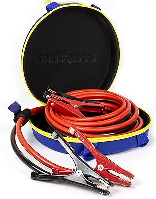 Goodyear [Caliber 4 - Voltage 6, 8, 10 or 12] Robust start -up cables with PVC shell, 16 feet, emergency road assistance, work by all time.. DIAYTAR NIGERIA brings the marketplace to every Nigerian home with affordable prices and quick delivery.