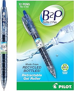 Pilot B2P - Roller ink Roller ink Pen rechargeable retractable made from recycled bottles, fine point, G2 blue ink, recharge (31601).. DIAYTAR NIGERIA delivers more than expected with our extensive catalog and 5-8 day delivery service.
