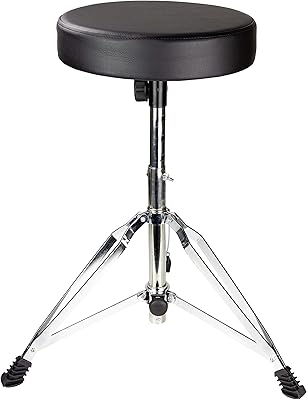 Rockjam DP-001 adjustable drum chair with padded seat, black, 35 x 30 x 10 cm.. Shop smart and save with DIAYTAR NIGERIA's extensive product range and 5-8 day delivery guarantee.