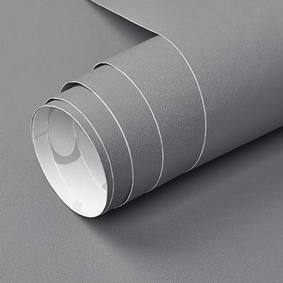 Simodeen Uni gray wallpaper 15.7 "x 118" Removable matt gray sticker in thick vinyl removable for closet and wall -back lining.. Shop smarter, not harder with DIAYTAR NIGERIA - thousands of products at your fingertips with affordable delivery.
