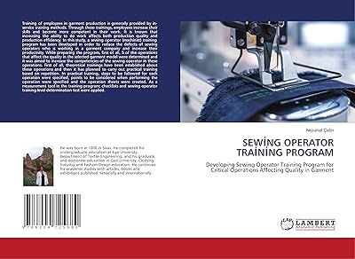 Training program for sewing operators: Development of a training program for sewing operators for critical operations affecting the quality of clothing.. Your home for smart shopping — DIAYTAR Nigeria delivers fast and cheap.