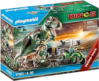 Playmobil T-Rex Attack Dinosaur with Raptor and Quad 71183 Toy for children.. Shop with confidence on DIAYTAR Nigeria — quality products and timely delivery.