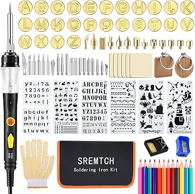 Wood combustion kit, wood combustion tool for beginners, professional wood pen of 110 pieces for engraving/sculpture/welding and thermal imagery.. Discover why millions choose DIAYTAR for affordable online shopping with delivery in just 5-8 days.