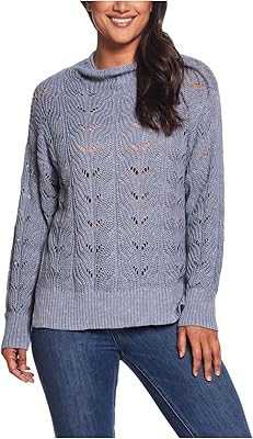 Rolled -collar sweater with ribbed border for women.. DIAYTAR NIGERIA redefines convenience with our vast product selection and swift nationwide delivery.