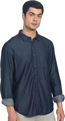 ITMSH02195 indigo -style relaxed shirt.. DIAYTAR NIGERIA: Where online shopping becomes effortless with budget-friendly nationwide delivery.