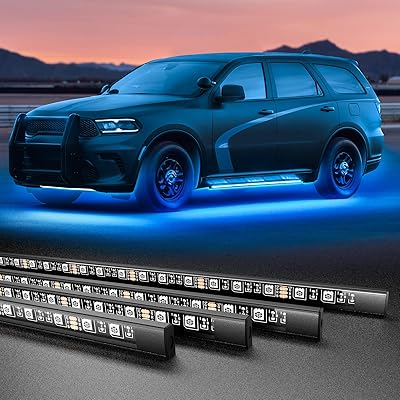 Subléclary car lights, LED lights for car outdoor, Sublight kit for car, truck, SUV, golf cart, boat, lights under the car with multicolored music mode RVB Smart Life App, Subléclairage lights, DC 12 V.. Experience the power of choice with DIAYTAR NIGERIA's extensive catalog delivered within the week.