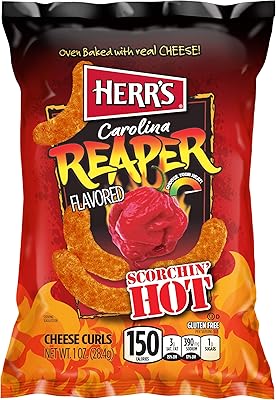 Herr's Carolina Reaper 28 g cheese loop chips.. DIAYTAR NIGERIA transforms online shopping with competitive prices and dependable nationwide delivery.