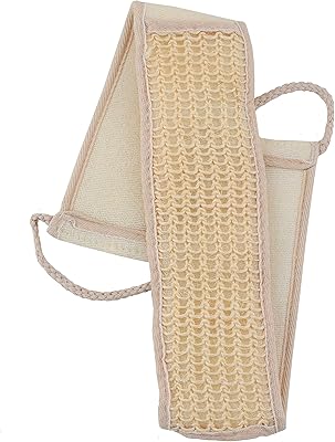 Exfoliating bath towel for Home Pro back with Sisal belt, N7022, matching colors.. The future of Nigerian shopping is here — DIAYTAR Nigeria.
