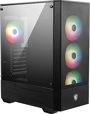 MSI MSI Mid Tower PC gaming case - Dipped glass side panel - 4 120 mm argb fans - Liquid cooling support up to 240 mm X 1 - MAG Forge 112R.. Experience the DIAYTAR difference with our vast product selection and delivery within 5-8 days.