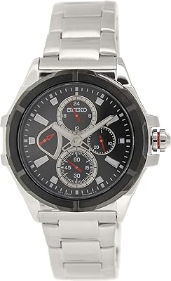 Lord GMT Men's multifunction watch with black dial and steel bracelet.. DIAYTAR NIGERIA transforms wishes into deliveries with our affordable and reliable e-commerce platform.