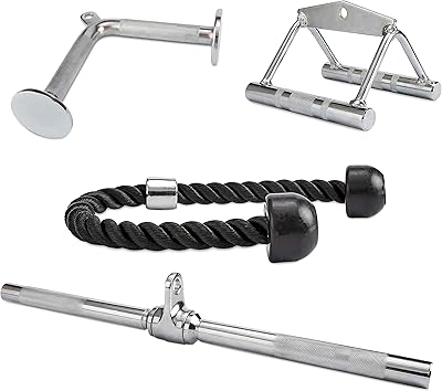 Fixing of Pressure Pressure Pressure Tricep, Retractable Fixing, Machine Accessories, V Handle with Pivot, 3D rope, V -rotation bar.. DIAYTAR NIGERIA: Where every click leads to affordable purchases delivered promptly to your door.