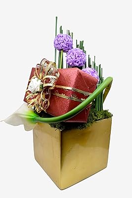 Artificial rose flower with flower box for wedding decoration, rose flower gift bouquet, Valentine's Day flower flower.. Affordable convenience is here — shop DIAYTAR Nigeria today.