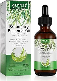 Hair growth oil with rosemary, treatment against hair loss, stimulates hair growth, strengthens hair, nourishes the scalp, rids itching and dry scalp, improves blood circulation for men and women 2.02 Oz (60 ml).. DIAYTAR Nigeria: Discover more, spend less, and enjoy delivery within 5–8 days.