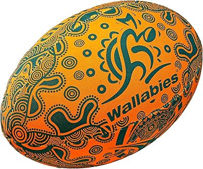 Authentic rugby balloon support for Australian Wallabies, size 5, under official license.. Shop smart with DIAYTAR NIGERIA, offering a vast product range delivered to your doorstep within a week.