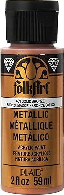 Metallic acrylic painting accompanied by popular art (2 oz), 663, united bronze.. DIAYTAR NIGERIA: Bringing affordable shopping solutions with a diverse product catalog delivered nationwide.